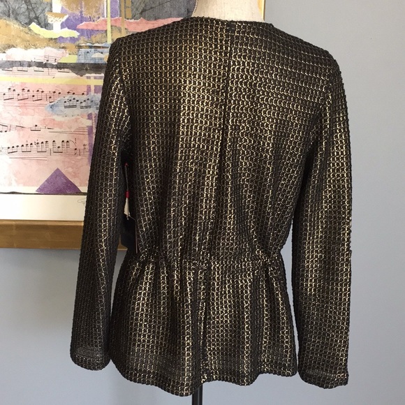 Rafaella Drawstring Textured Jacket - Picture 3 of 3
